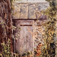 Strap Hinge Door, Hugh's Spring House