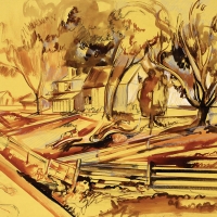 Preston's Cabin with Post & Rail