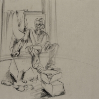 Young Boy in Window