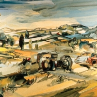 Tractor and Car
