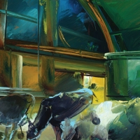 Cows at Green Station