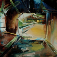 Square Yellow Passage