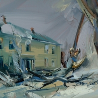 Saltbox and Blasted Maple