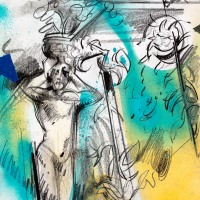 Untitled_Drawing_3_Graphite_and_Spray_Paint_12_x9__2021